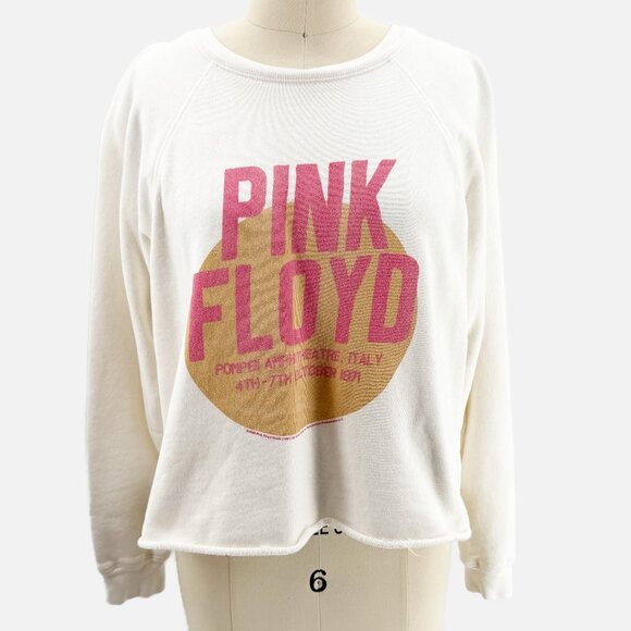 original Retro Brand black label sold by free people Pink Floyd crop sweatshirt - Picture 1 of 8